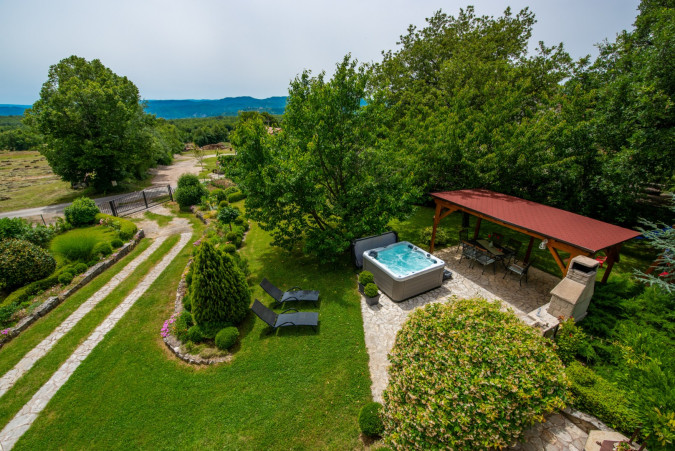 Exterior, House Iva with pool and jacuzzi, Vranja, Istria, Croatia Lupoglav