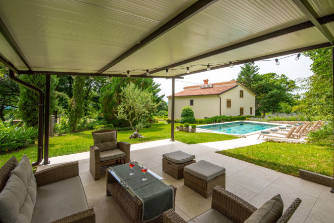 Exterior, House Iva with pool and jacuzzi, Vranja, Istria, Croatia Lupoglav