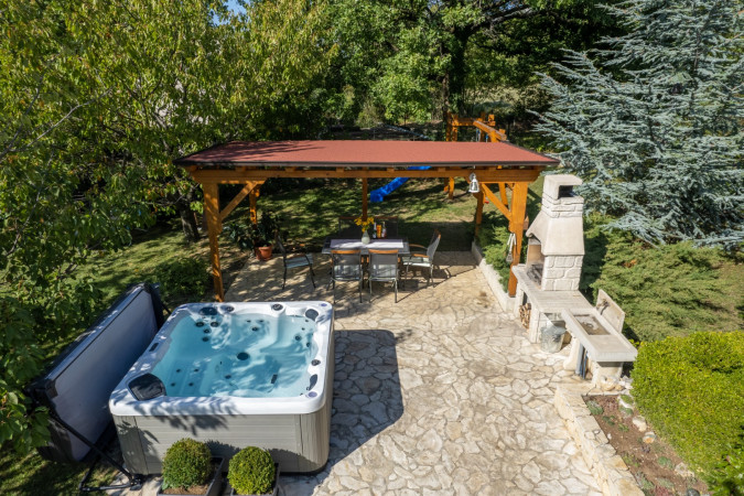 Exterior, House Iva with pool and jacuzzi, Vranja, Istria, Croatia Lupoglav