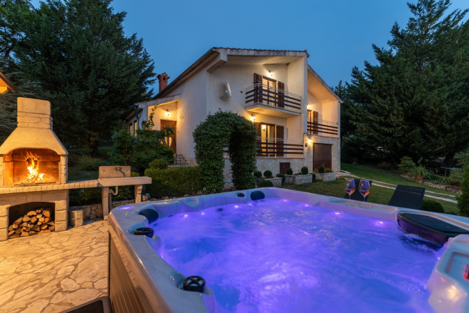 Exterior, House Iva with pool and jacuzzi, Vranja, Istria, Croatia Lupoglav
